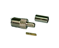 PHILMORE 568 MINI UHF FEMALE CRIMP-ON CONNECTOR FOR RG58/U  CABLE