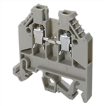 MODE 58-400-0 DIN RAIL MOUNT TERMINAL BLOCK 30A/600VAC,     SUITABLE FOR WIRE 22AWG TO 10AWG