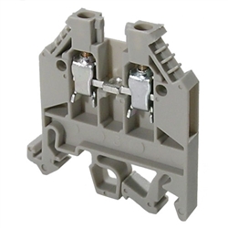 MODE 58-400-0 DIN RAIL MOUNT TERMINAL BLOCK 30A/600VAC,     SUITABLE FOR WIRE 22AWG TO 10AWG