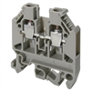 MODE 58-402-0 DIN RAIL MOUNT TERMINAL BLOCK 40A/600VAC,     SUITABLE FOR WIRE 8AWG TO 22AWG