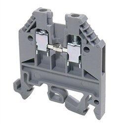 MODE 58-425-0 DIN RAIL MOUNT TERMINAL BLOCK 20A/600VAC,     SUITABLE FOR WIRE 24AWG TO 12AWG