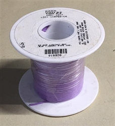 ALPHA 22AWG TEFLON VIOLET HOOKUP WIRE (100 FEET) 5855-100VIO (-60C - 200C)