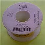 ALPHA 22AWG TEFLON WHITE HOOKUP WIRE (100 FEET) 5855-100WHT (-60C - 200C)