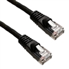 PSI DATA 5E04UMBK-PC-25 CAT5E BLACK PATCH CORD WITH SNAGLESS BOOT, 350MHZ UTP, WIRED T568B, 25' LENGTH