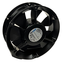 EBM-PAPST 6224N 24VDC BALL BEARING FAN 172MM X 51MM 241CFM  55DB 18W 0.75A 3400RPM FLAT PLUGS 3.0MM X 0.5MM