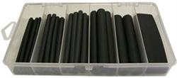 PICO 67-91 3:1 DUAL WALL HEAT SHRINK TUBE ASSORTMENT KIT,   SIZES FROM 1/8" TO 3/4", BLACK