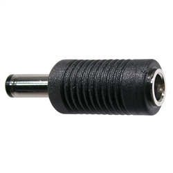 MODE 68-102-0 POLARITY CHANGER 2.1MM, CENTER POSITIVE JACK  TO CENTER NEGATIVE PLUG AND VICE VERSA, BLACK