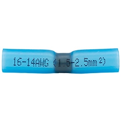 PICO 6800-CS BLUE 16-14AWG SOLDER-SHRINK BUTT SPLICE        CONNECTOR, ADHESIVE LINED, 25/PACK