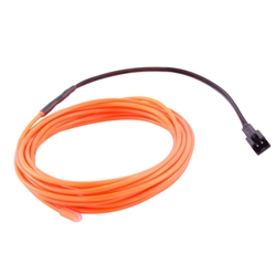 NTE 69-ELW2.3-OR EL WIRE ORANGE 2.3MM DIA 3M (9.84FT)       *CLEARANCE*