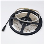 NTE 16.4FT (5M) 12V 24W WARM WHITE LED STRIP 69-V46WW-WR    PRE-WIRED 2.1MM PLUG END, WATER RESISTANT (CENTER +)