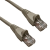 PSI DATA 6E04UMGY-PC-01 CAT6E GRAY PATCH CORD WITH SNAGLESS BOOT, 550MHZ UTP, WIRED T568B, 1' LENGTH