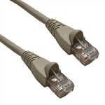 PSI DATA 6E04UMGY-PC-03 CAT6E GRAY PATCH CORD WITH SNAGLESS BOOT, 550MHZ UTP, WIRED T568B, 3' LENGTH