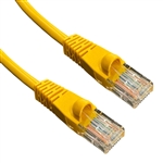 PSI DATA 6E04UMYL-PC-07 CAT6E YELLOW PATCH CORD WITH        SNAGLESS BOOT, 550MHZ UTP, WIRED T568B, 7' LENGTH