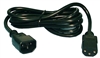 PHILMORE 70-254 AC POWER EXTENSION CORD, C13 IEC TO C14     IEC (M-F), 18AWG 105C/300V IEC320, 6' LENGTH