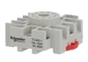 SCHNEIDER 70-465-1 RELAY BASE / SOCKET 3PDT 11 PIN OCTAL,   DIN RAIL OR PANEL MOUNT, 15A@300V & 5A@600V