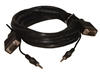 PHILMORE 70-5142 HIGH RESOLUTION SUPER VGA (S-VGA) CABLE    WITH 3.5MM AUDIO PLUG, HD15 D-SUB, MALE-MALE, 50' LENGTH