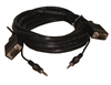 PHILMORE 70-5329 HIGH RESOLUTION SUPER VGA (S-VGA) CABLE    WITH 3.5MM AUDIO PLUG, HD15 D-SUB, MALE-MALE, 25' LENGTH