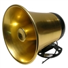 MODE 70-706-1 OUTDOOR HORN SPEAKER, 8 OHM @ 10W, ALL METAL  WITH SWIVEL BRACKET, 5" OPENING, 6" WIRE LEADS