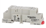 SCHNEIDER 70-782D-1 / 70-782D8-1A RELAY BASE / SOCKET DPDT  8 PIN, DIN RAIL OR PANEL MOUNT, 16A@300V - "ICECUBE VERSION"