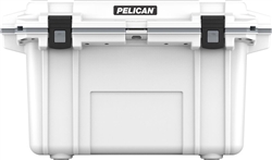 PELICAN 70Q-1-WHTGRY ELITE COOLER (ID: 23.50"L X 11.00"W X  14.30"D) VOLUME 70QT WHITE GRAY *SPECIAL ORDER*