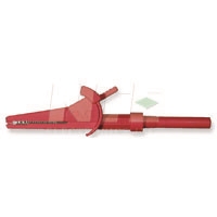 NTE RED SCREW-ON CROCODILE CLIP 72-060