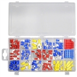 MODE 73-002-1 WIRE CRIMP TERMINAL ASSORTMENT KIT (180-PIECE): CONTAINS RING, SPADE, BUTT AND QUICK CONNECT TERMINALS