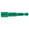 BOSS 5/16"X2.5" MAGNETIC GREEN NUT DRIVE 73-111