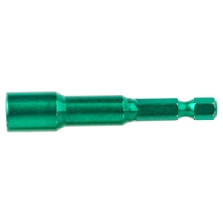 BOSS 5/16"X2.5" MAGNETIC GREEN NUT DRIVE 73-111