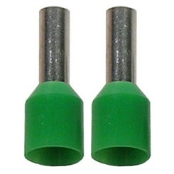 MODE 73-526-100 WIRE FERRULE 10AWG / 3.9MM GREEN, 100/PACK  (SUGGESTED TOOL: 84-194-1 SELF ADJUSTING FOR 28AWG-10AWG)