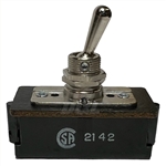 TE 7360K8 INDUSTRIAL GRADE TOGGLE SWITCH DPST ON-OFF,       20A @ 125VAC / 10A @ 250VAC, 1-1/2HP, SCREW TERMINALS