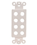 PHILMORE 75-4008 DECORA 'QUICK FIT' INSERT WITH 8 HOLES,    WHITE