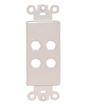 PHILMORE 75-4014 DECORA 'QUICK FIT' INSERT WITH 4 HOLES,    WHITE