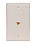 PHILMORE 75-620 SINGLE RCA JACK WALL PLATE, SOLDER TYPE