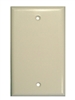 PHILMORE 75-692 STANDARD SINGLE GANG WALL PLATE, WHITE