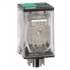 SCHNEIDER 750XBXRM4L-12D RELAY 12VDC DPDT 8 PIN OCTAL,      10A@277VAC/30VDC, CUL/CSA