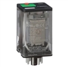 SCHNEIDER 750XBXRM4L-240A RELAY 240VAC DPDT 8 PIN OCTAL,    10A@277VAC/30VDC, CUL/CSA