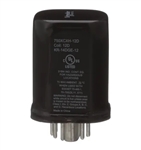 SCHNEIDER 750XCXH-12D RELAY 12VDC 3PDT HERMETICALLY SEALED  (KR-14DGE-12) 11 PIN OCTAL, 12A 120VAC/240VAC/28VDC, CUL/CSA