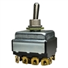 EATON 7694K4 TOGGLE SWITCH 4PDT ON-ON, 15A @ 125VAC /       10A @ 250VAC (3/4HP), SCREW TERMINALS (SCREWS INCLUDED)