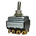 EATON 7694K4 TOGGLE SWITCH 4PDT ON-ON, 15A @ 125VAC /       10A @ 250VAC (3/4HP), SCREW TERMINALS (SCREWS INCLUDED)