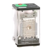 SCHNEIDER 788XBXRM4L-120A RELAY 120VAC DPDT 8 PIN,          10A@277VAC/30VDC, WITH TEST BUTTON & LED, CUL/CSA