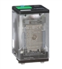 SCHNEIDER 788XCXRM4L-110D RELAY 110VDC 3PDT 11 PIN,         10A@277VAC/30VDC, WITH TEST BUTTON & LED, CUL/CSA