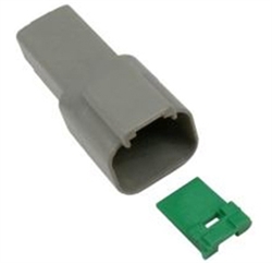 PICO 7990-11 FEMALE 2 WAY DEUTSCH RECEPTACLE & WEDGELOCK,   1/PACK, DEUTSCH NO: DT04-2P / W2P