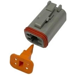 PICO 7995-11 MALE 4 WAY DEUTSCH PLUG & WEDGELOCK, 1/PACK,   DEUTSCH NO: DT06-4S / W4S