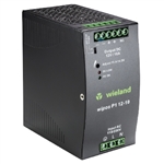 WIELAND 81.000.6142.0 WIPOS P1 12-10 12VDC 10AMP DIN RAIL   MOUNT SWITCHING POWER SUPPLY