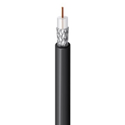 BELDEN 8240 RG58/U TYPE COAX CABLE 20AWG CONDUCTOR, TINNED  COPPER BRAID SHIELD, 50 OHM, BLACK PVC (152M = FULL ROLL)