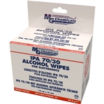 MG CHEMICALS 8241-WX25 70/30 ISOPROPYL ALCOHOL WIPES        (25 WIPES: 5" X 6" EACH)