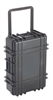 UK 827WBLK 827 TRANSIT CASE BLACK WITH WHEELS AND FOAM      (ID: 26.8" X 17.8" X 8.2") *SPECIAL ORDER*