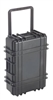 UK 827WBLK 827 TRANSIT CASE BLACK WITH WHEELS AND FOAM      (ID: 26.8" X 17.8" X 8.2")