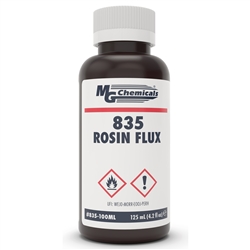 MG CHEMICALS 835-100ML ROSIN FLUX LIQUID 100ML BOTTLE       COMPATIBLE WITH WITH LEADED OR LEAD FREE SOLDERS