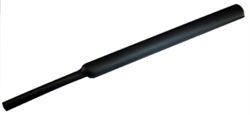 8371 BLACK HEAT SHRINK TUBING 1/4" DIAMETER 4:1 SHRINK RATIO WITH DUAL WALL / ADHESIVE LINER, VOLTAGE:600V (4FT): 1/4